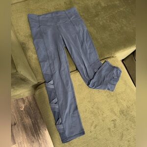Athleta Dusty Blue Crop Leggings